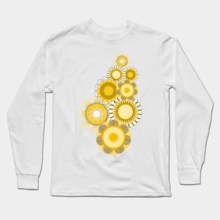 Sunny yellow flowers Long Sleeve T-Shirt